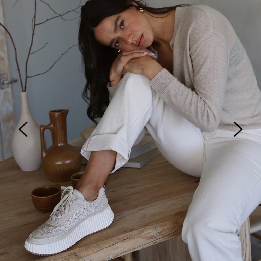 Dolce Vita Cream Sneakers